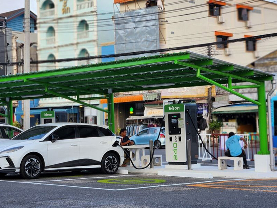 Σταθμός ταχείας φόρτισης Teison DC Pro 240kw στην Ταϊλάνδη, 2025
