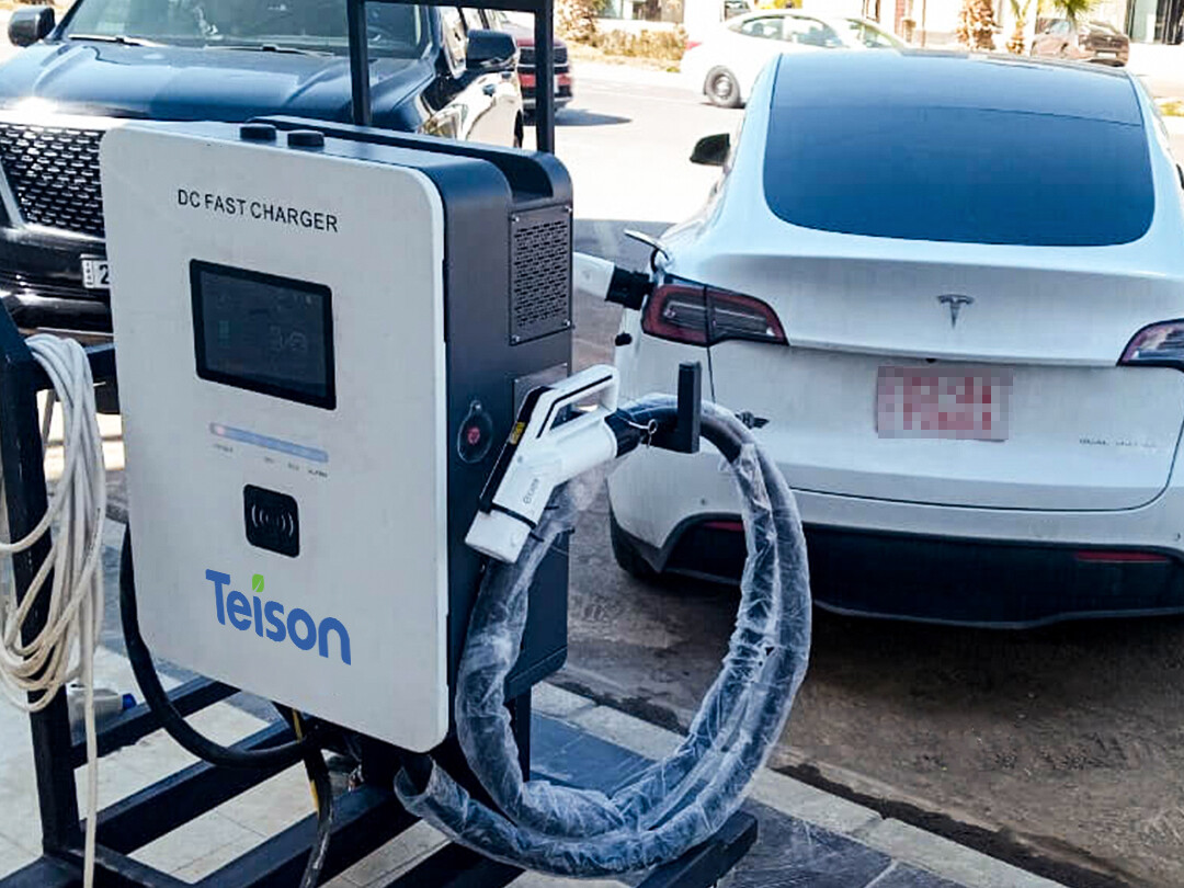 Teison DC MINI 40KW Dual ev laddare installerad i Irak，2025