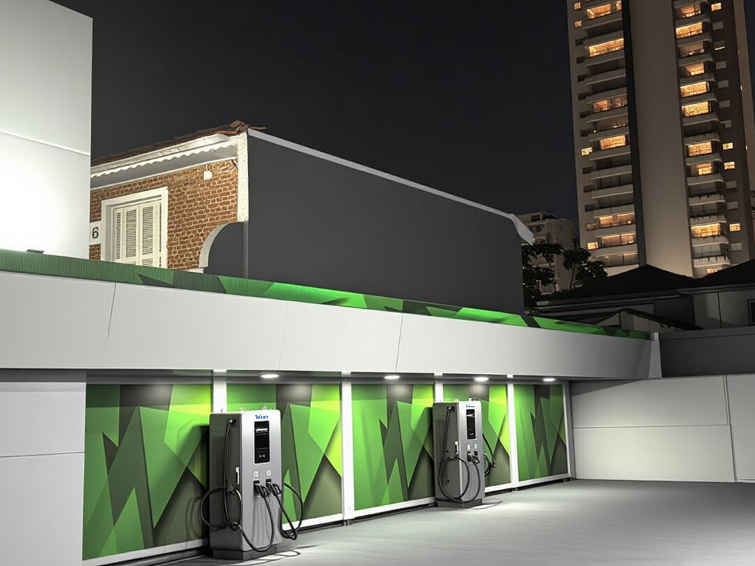 Teison DC MAX 180kW DC-snabbladdningsstation installerad i Sydamerika, 2025