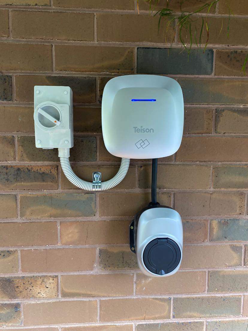 Teison Smart EV Wallbox 7Kw installed in Australia   Teison Smart EV Wallbox 7Kw installed in Australia