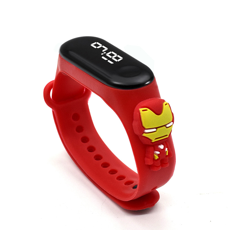 JE1-02 Silicone LED Children digital Watches