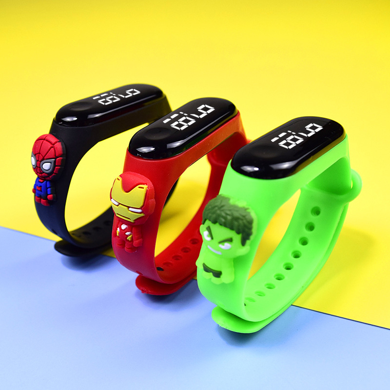 JE1-02 Silicone LED Children digital Watches