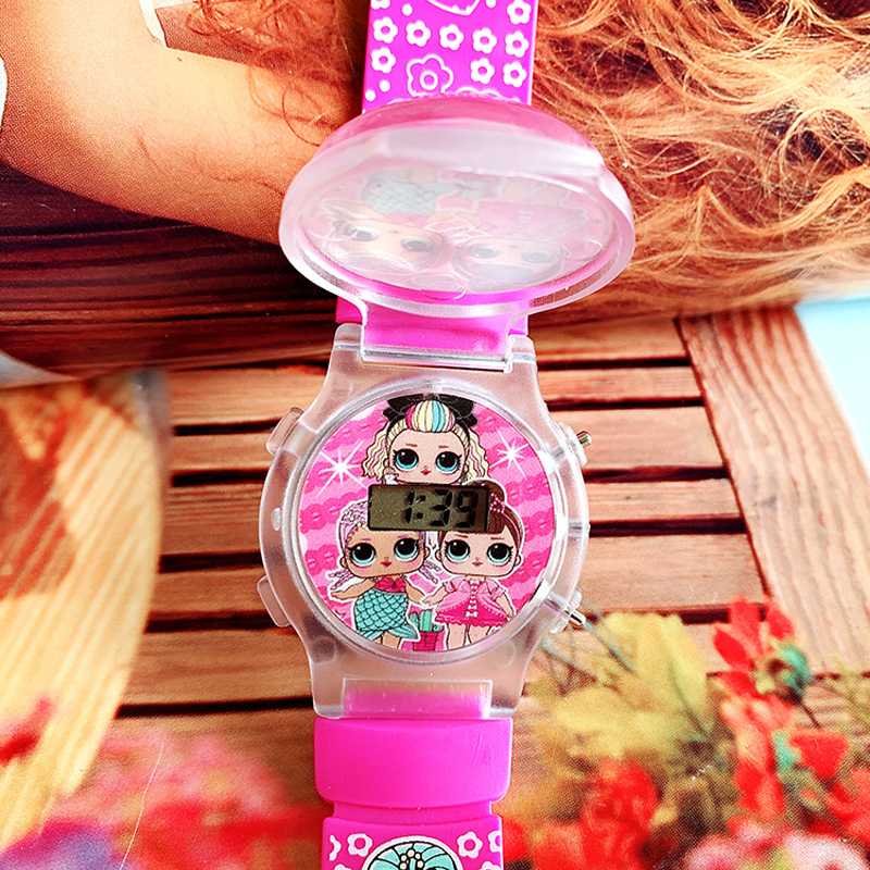 JE1-03 Cute Silicone Digital Watches Children