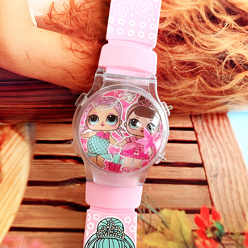 JE1-03 Cute Silicone Digital Watches Children