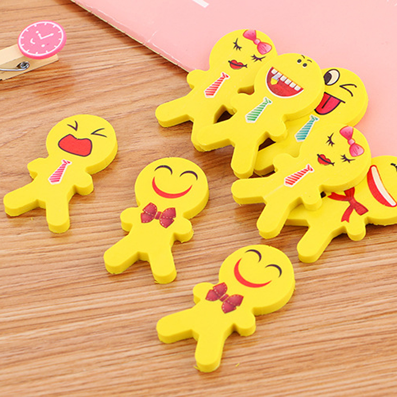JD6-04 Smiley face doll eraser 