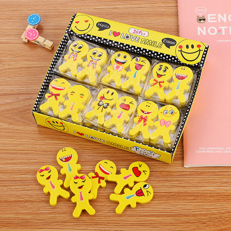 JD6-04 Smiley face doll eraser JD6-04 Smiley face doll eraser