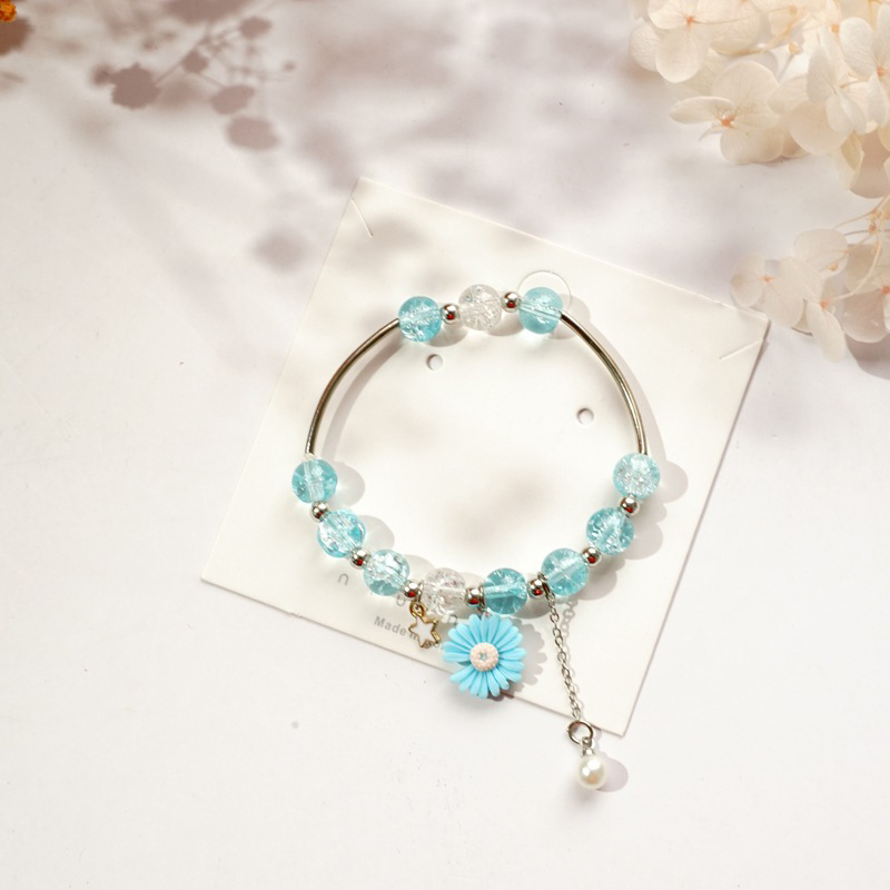 JF1-10 Crystal daisy bracelet