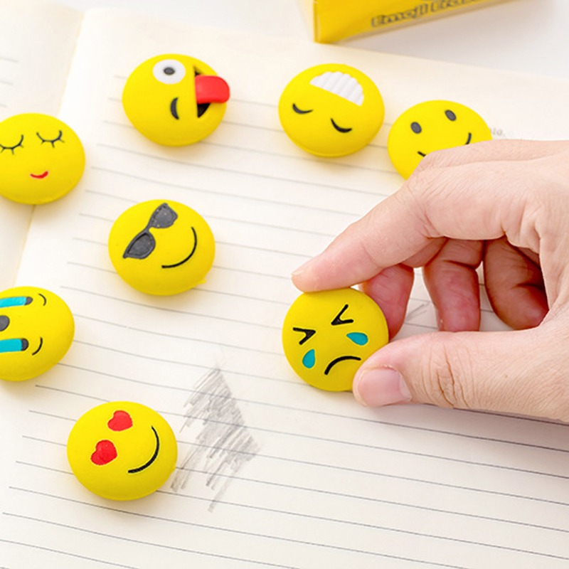 JD6-07 Smile Face Erasers