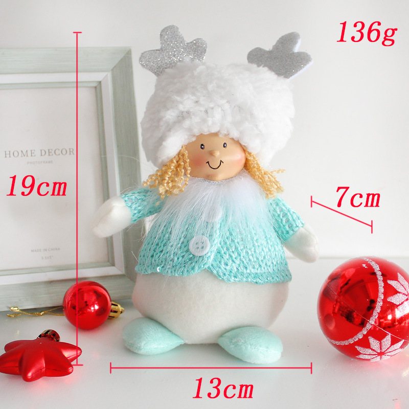 Christmas antler elf doll