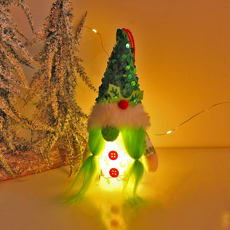 Santa Gnome Christmas Faceless Doll