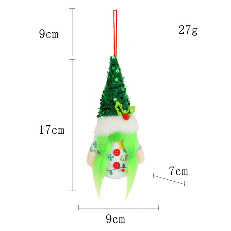 Santa Gnome Christmas Faceless Doll