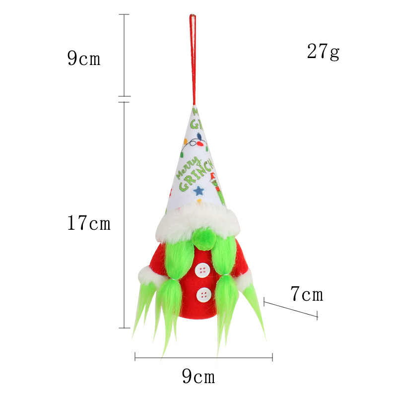 Santa Gnome Christmas Faceless Doll