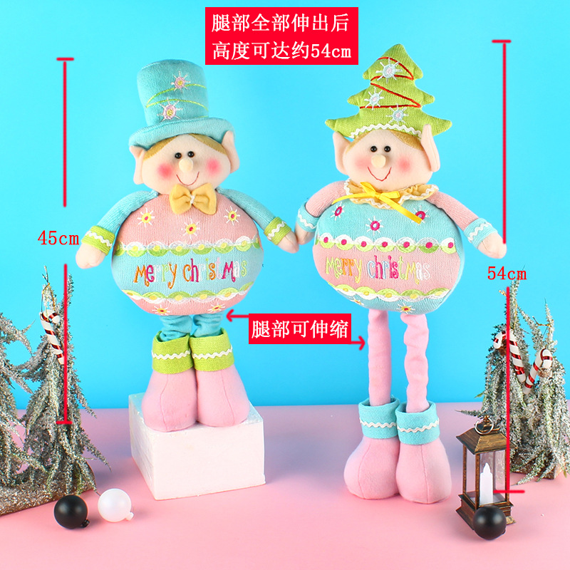 Knitted telescopic doll