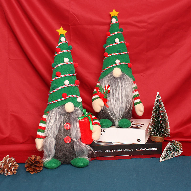 Christmas tree dwarf doll