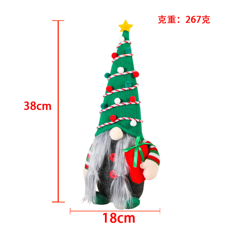 Christmas tree dwarf doll
