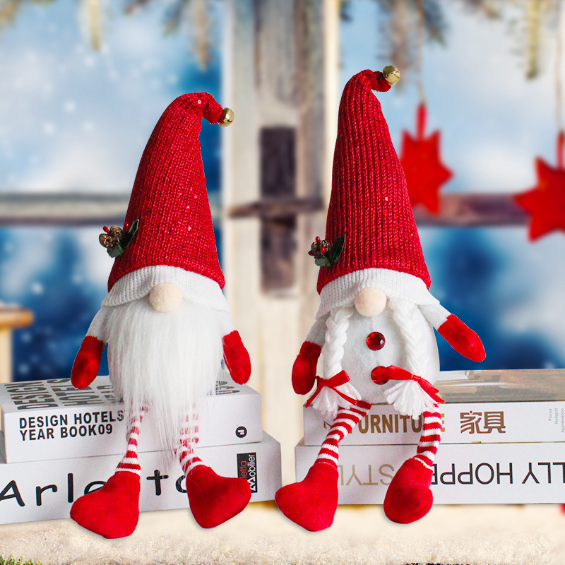 Christmas faceless doll