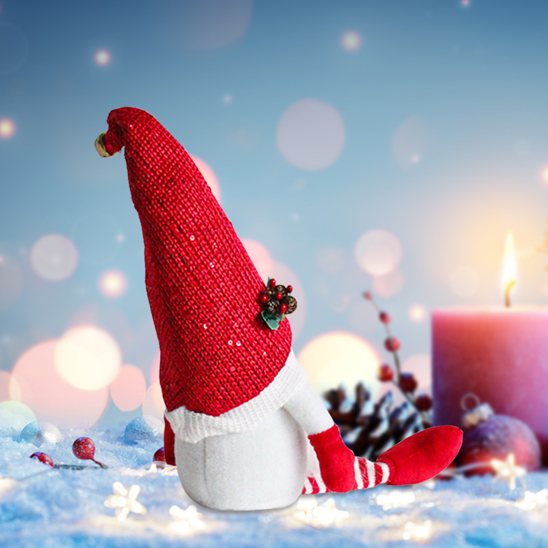 Christmas faceless doll