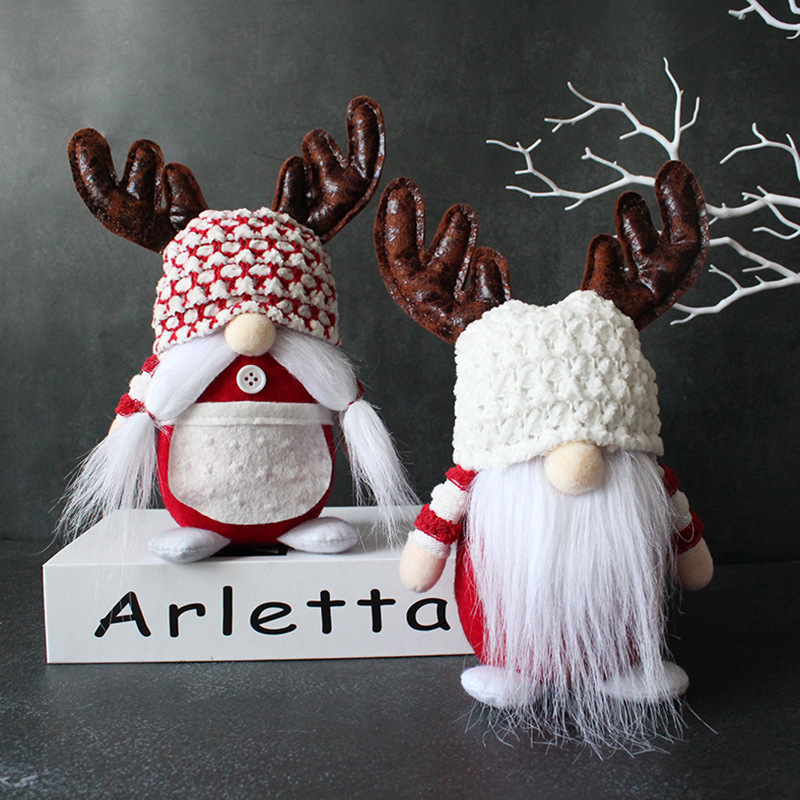 Antlers faceless doll