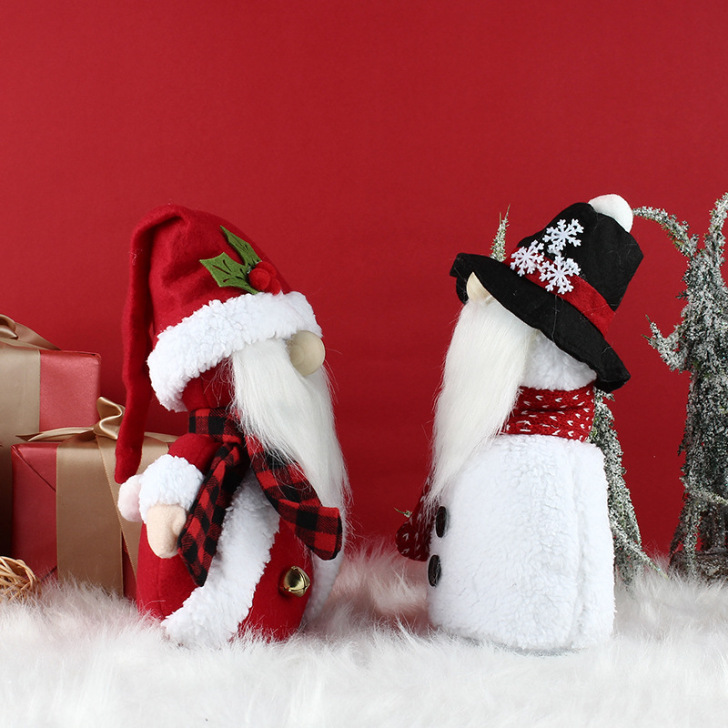 Christmas faceless doll