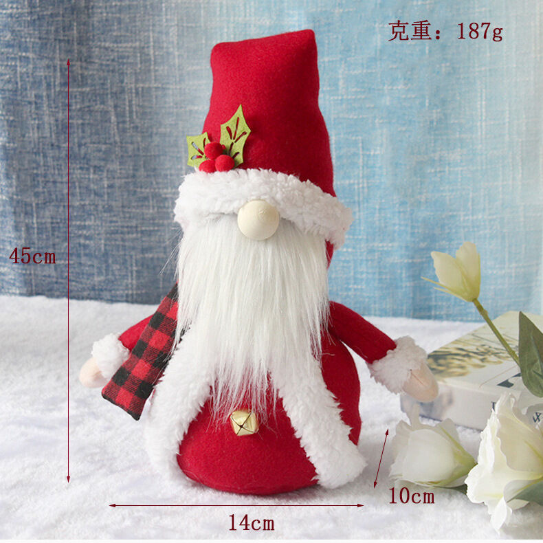 Christmas faceless doll