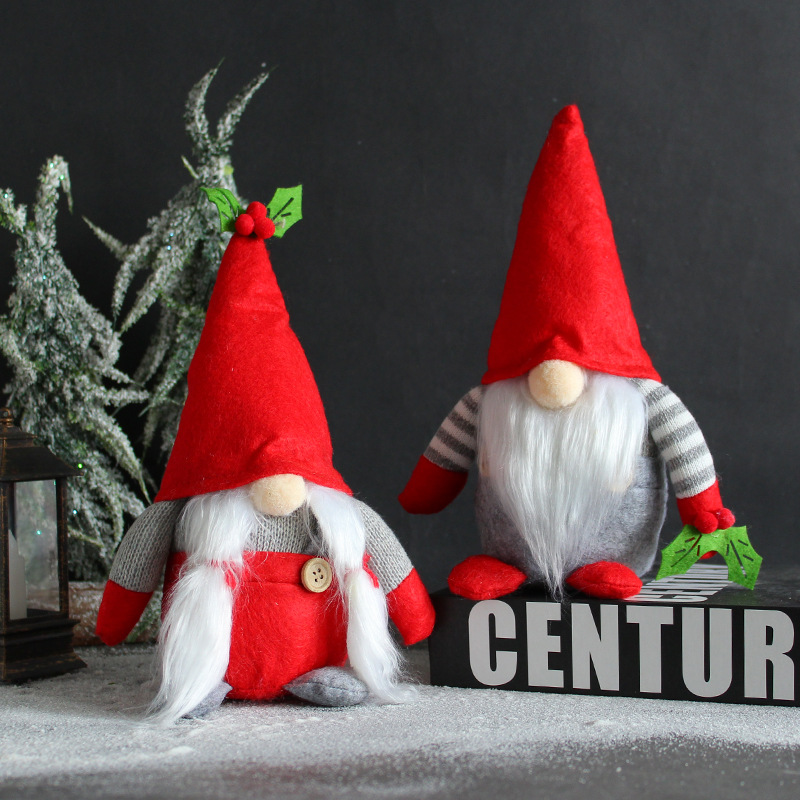 Cherry faceless doll