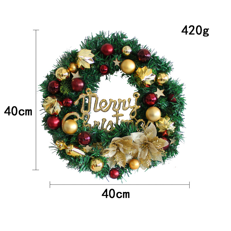 Christmas ball garland