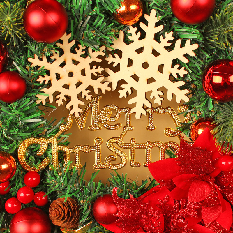 Snow Christmas ball garland