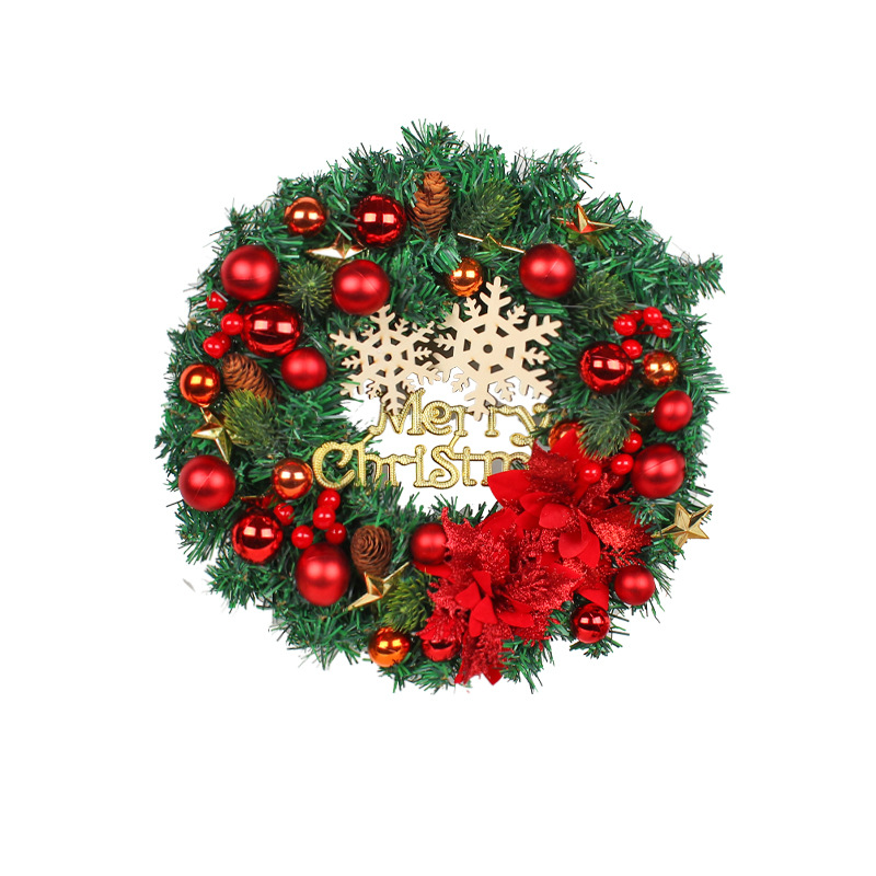 Snow Christmas ball garland Snow Christmas ball garland