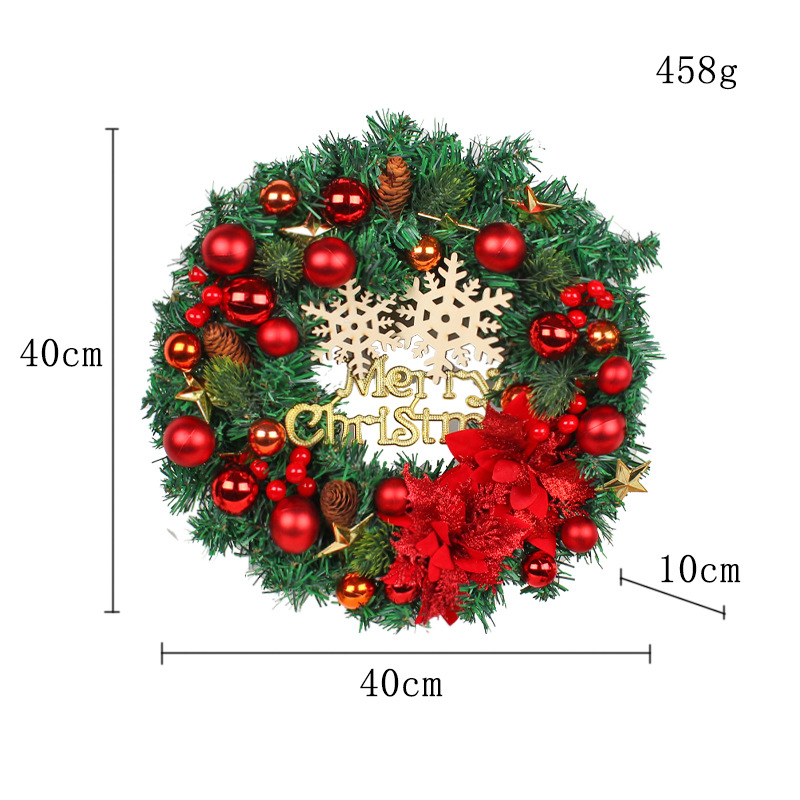 Snow Christmas ball garland