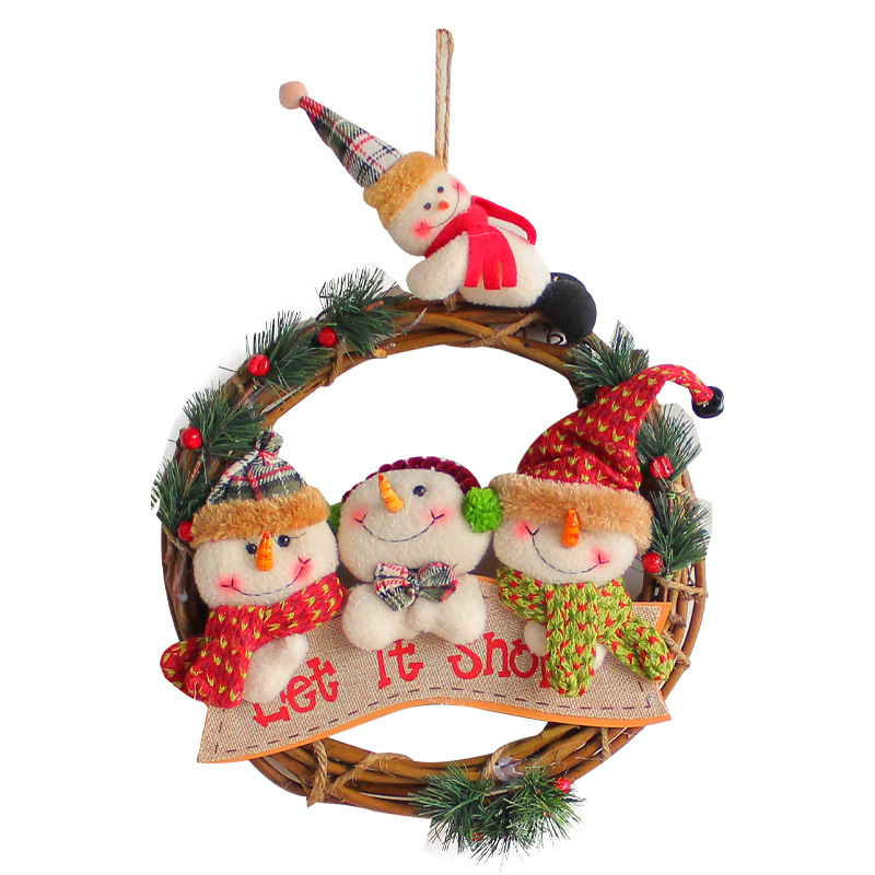 Christmas doll garland 