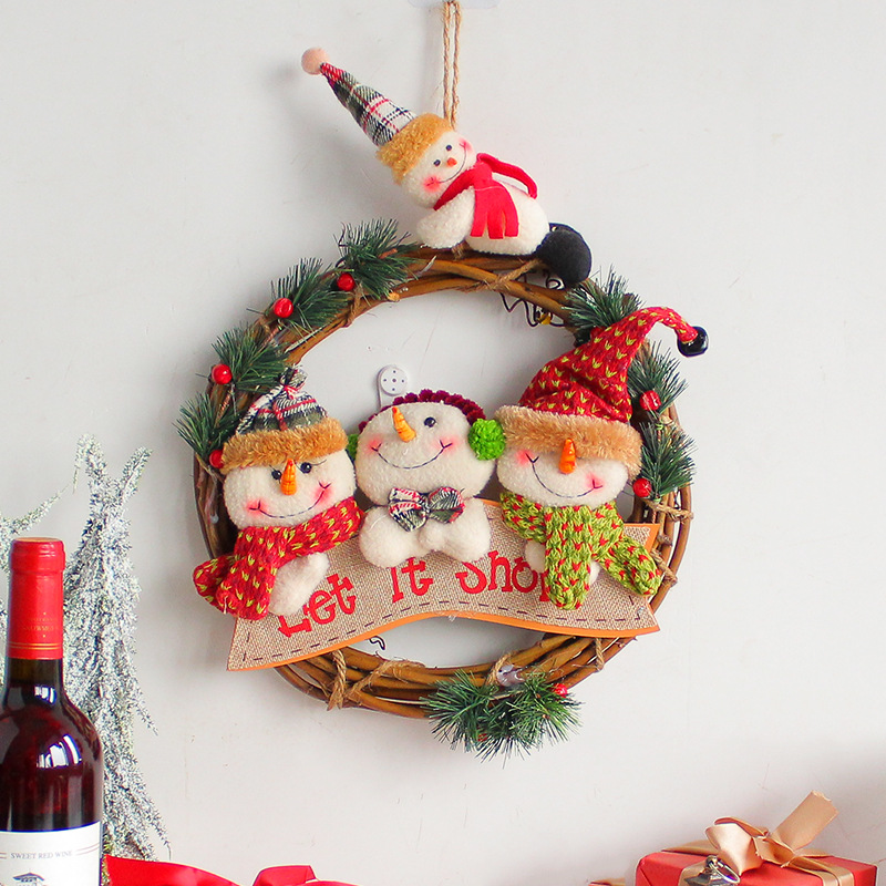 Christmas doll garland 