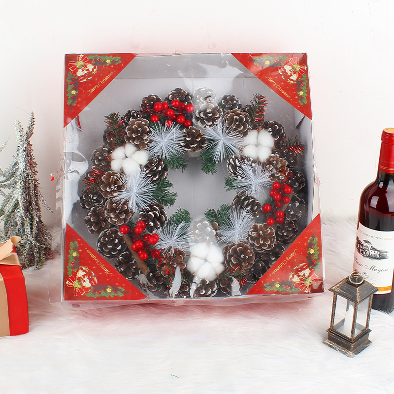 Christmas pine cone garland 