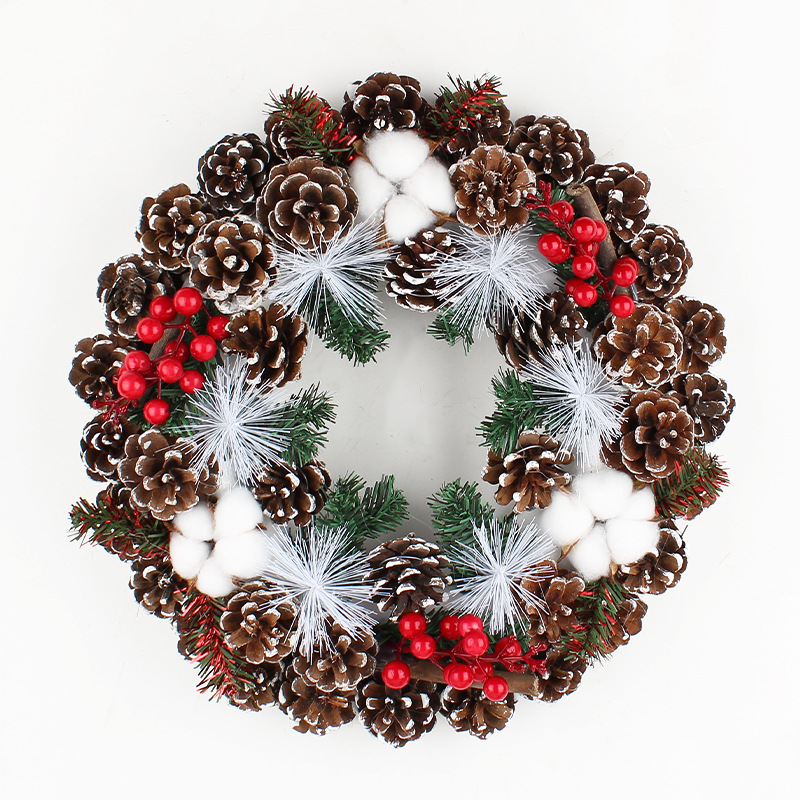 Christmas pine cone garland Christmas pine cone garland