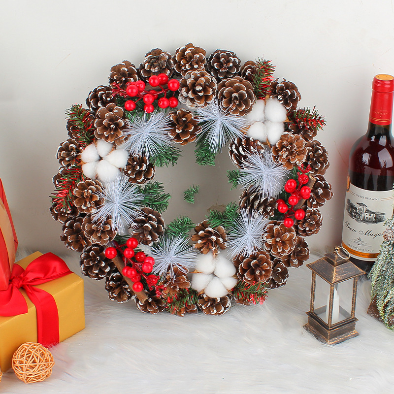 Christmas pine cone garland 
