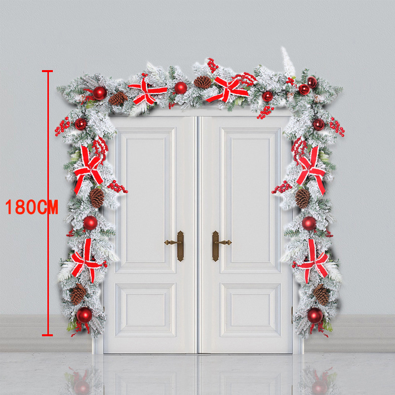 Christmas pile coating rattan Christmas pile coating rattan