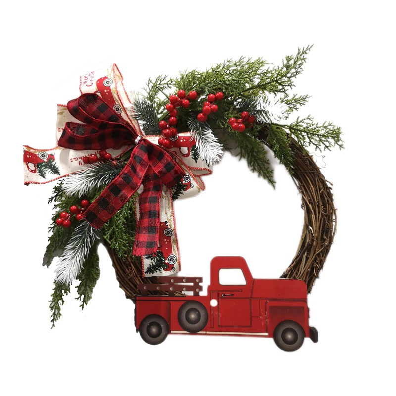 Christmas red truck garland Christmas red truck garland