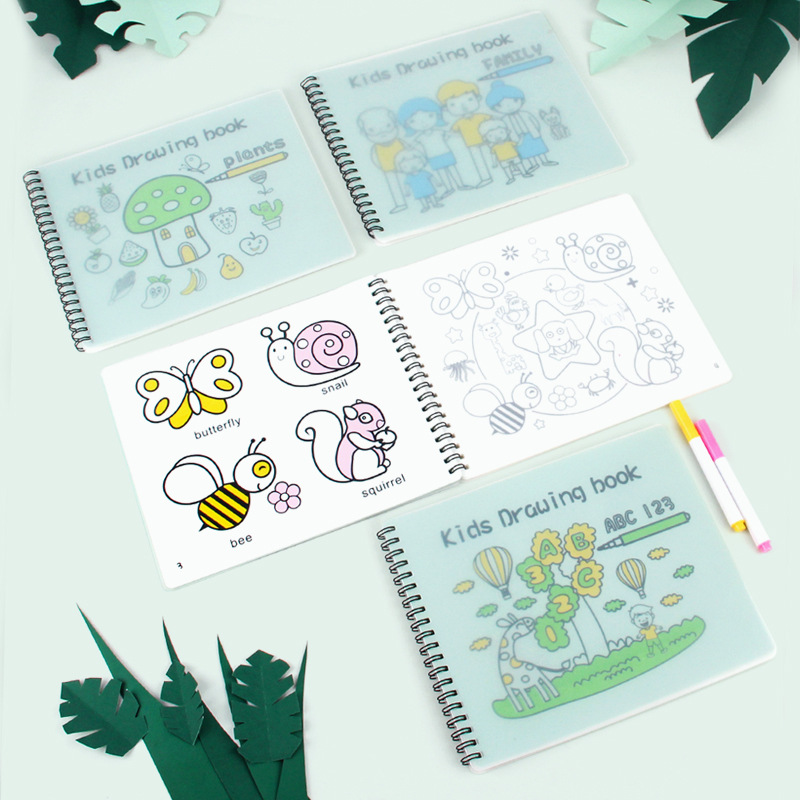 silicone kids drawing book