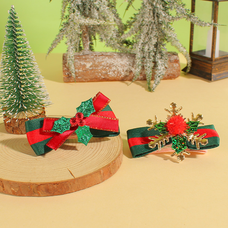Christmas hairpin