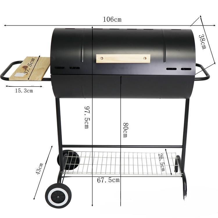 Barrel grill with lid(simple)