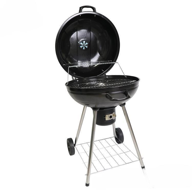 22-Inch apple shape kettle charcoal barbequa grill