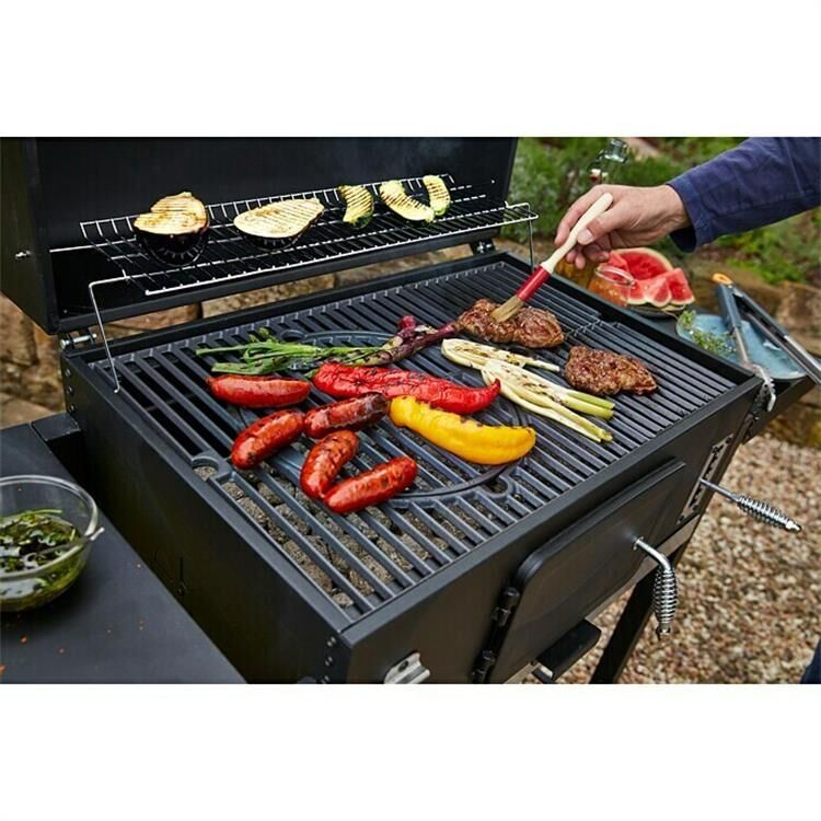XXL Double side plate trolley charcoal grill