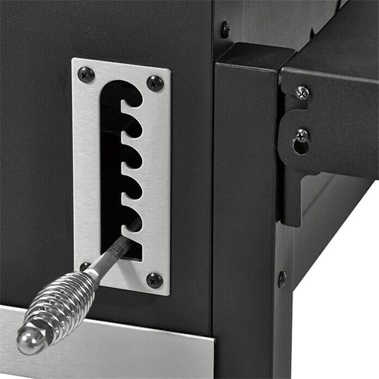 XXL Double side plate trolley charcoal grill