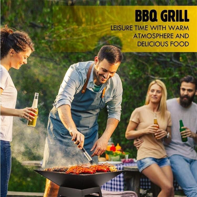 Trolley Barbecue Charcoal Grill Outdoor Grill