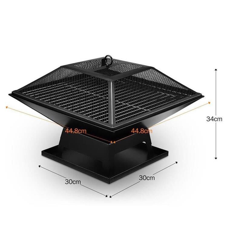 Trolley Barbecue Charcoal Grill Outdoor Grill