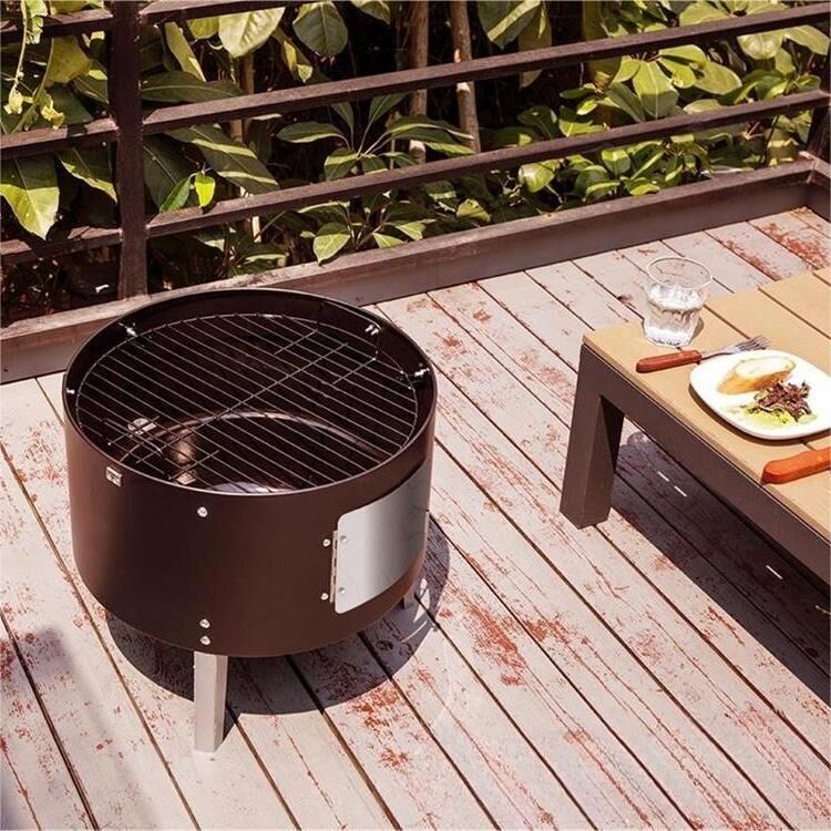 17-Inch Charcoal Smoker Grill