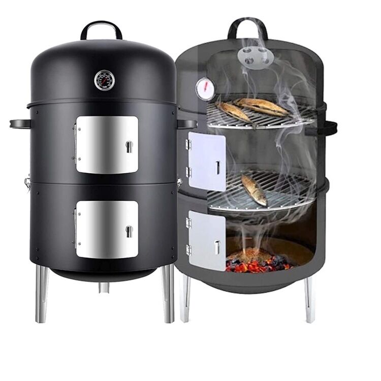 17-Inch Charcoal Smoker Grill