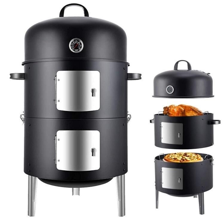 17-Inch Charcoal Smoker Grill 17-Inch Charcoal Smoker Grill