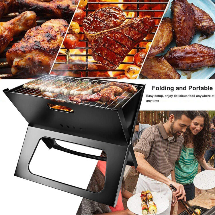 Charcoal Portable X shape Barbecue Grill