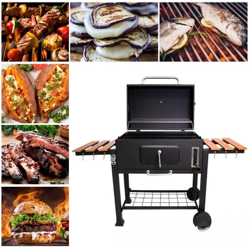 Trolley BBQ Smoker Grill