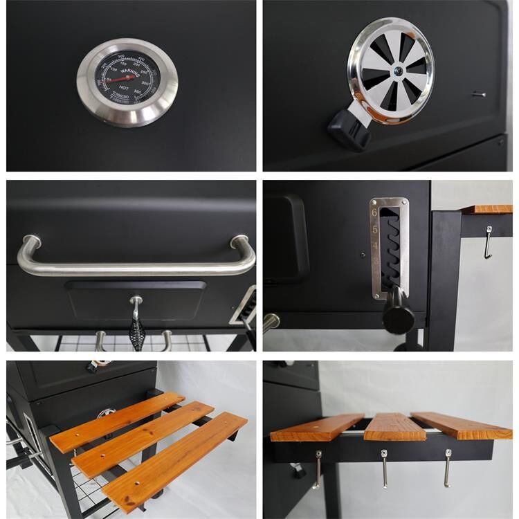 Trolley BBQ Smoker Grill